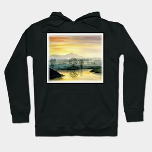 Bennachie tranquil reflections Hoodie